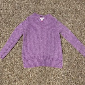 Purple sweater
